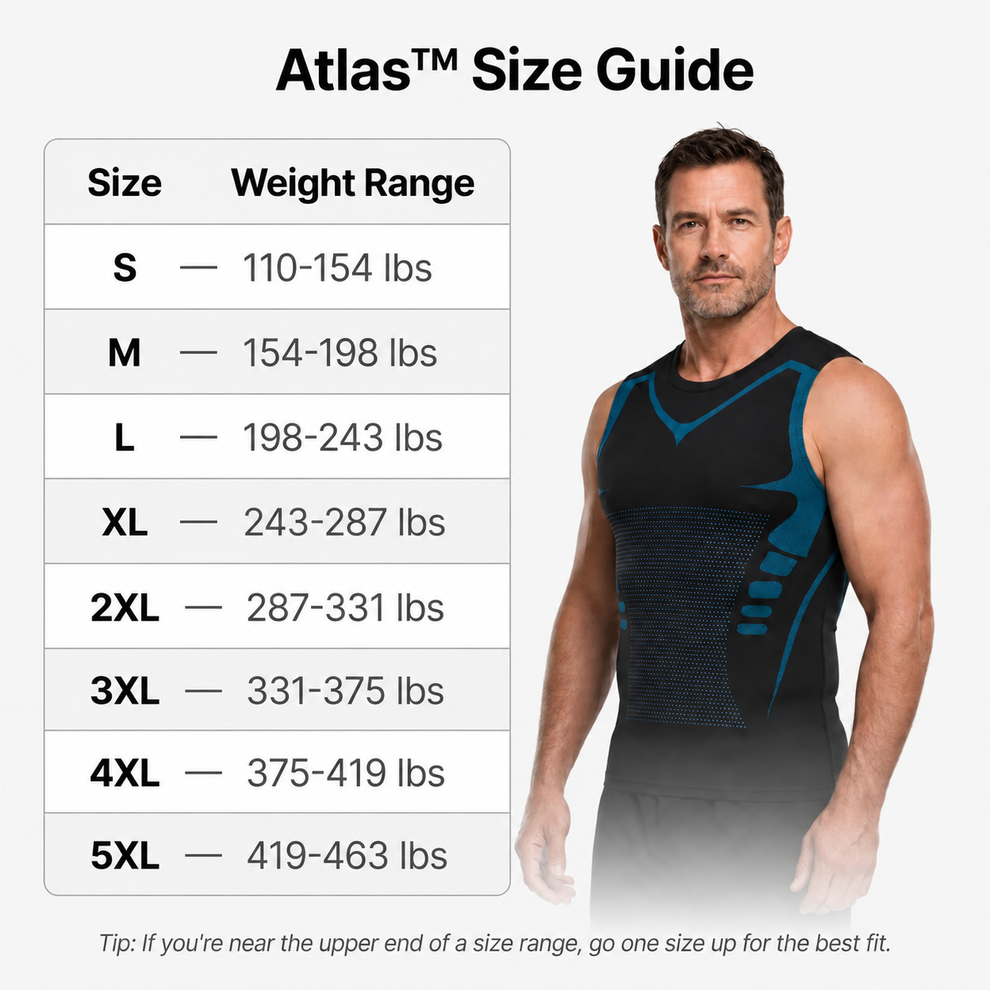Atlas men's instant-slimming compression shirt product image 8